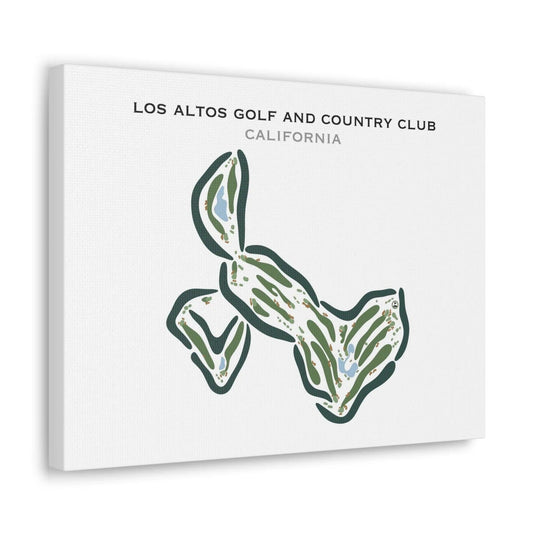 Los Altos Golf and Country Club, California - Printed Golf Courses
