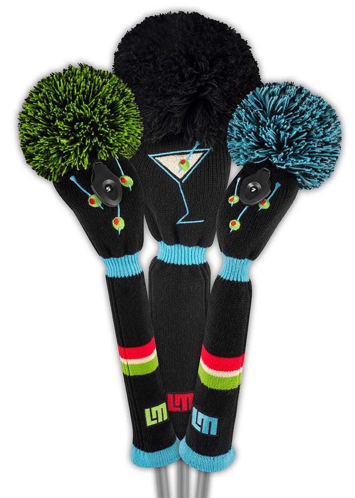 Happy Hour Martini Knit Driver Headcover (Loudmouth Golf collab) - Just4Golf