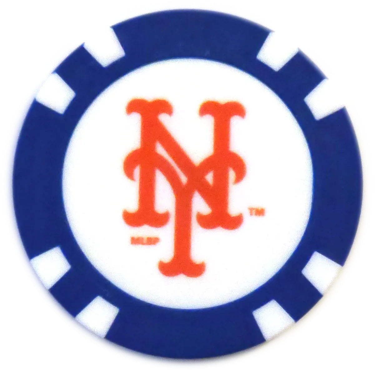Officially Licensed New York Mets Poker Chip Ball Marker - GOLF LEAGUE