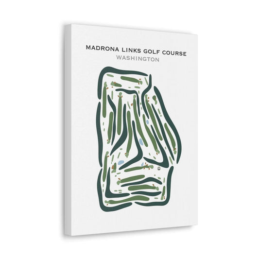 Madrona Links Golf Course, Washington - Printed Golf Courses