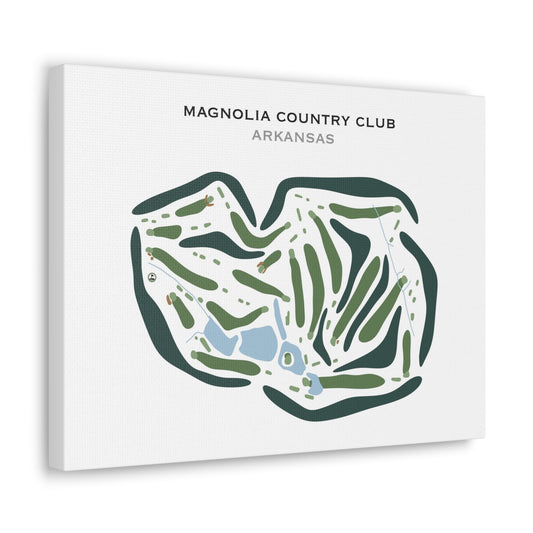 Magnolia Country Club, Arkansas - Printed Golf Courses