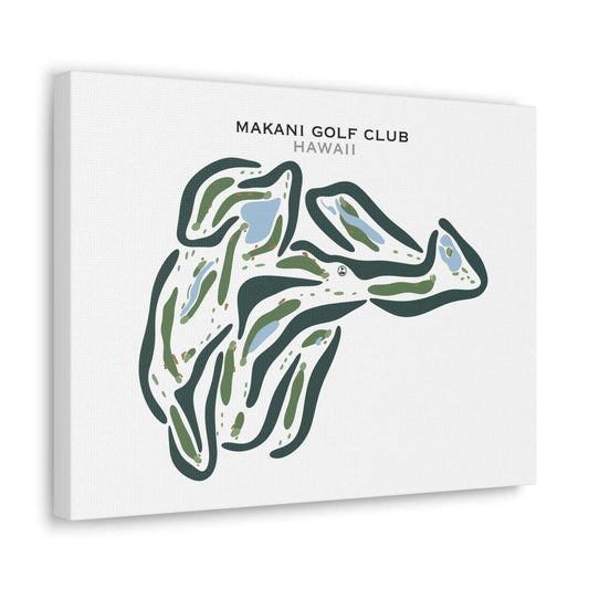 Makani Golf Club, Hawaii - Printed Golf Courses