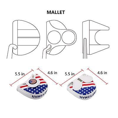 Bad Mother Fucker Embroidered Putter Cover by ReadyGOLF - Mallet