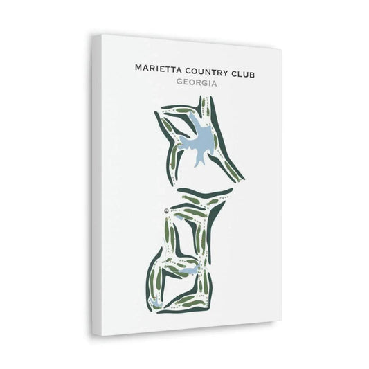 Marietta Country Club, Georgia - Printed Golf Courses