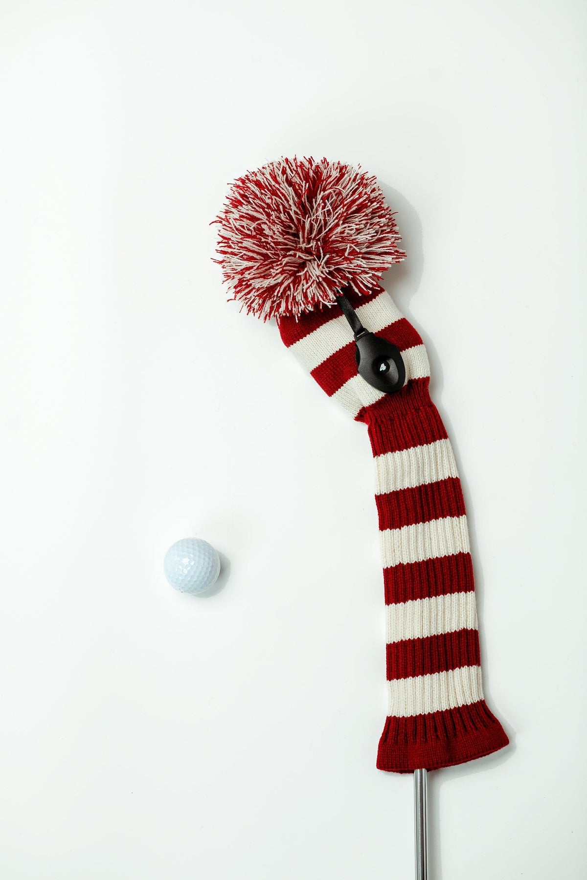 Crimson & Cream Fairway Wood Headcover - Just4Golf