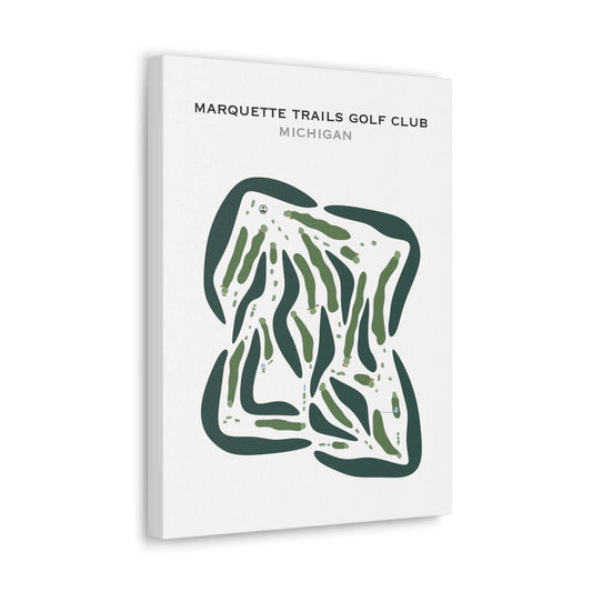 Marquette Trails Golf Club, Michigan - Printed Golf Courses