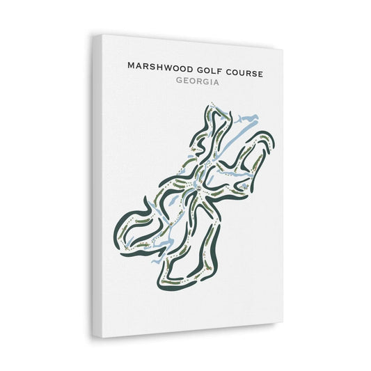 Marshwood Golf Course, Georgia - Printed Golf Courses