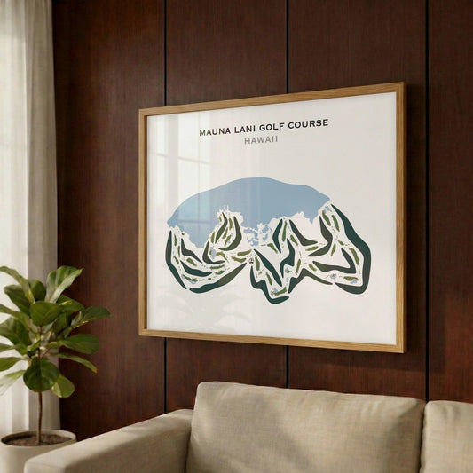 Mauna Lani Golf Course, Hawaii - Printed Golf Courses