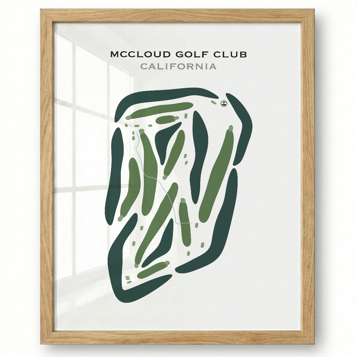 McCloud Golf Club, California - Printed Golf Courses