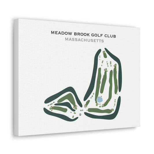 Meadow Brook Golf Club, Massachusetts - Printed Golf Courses