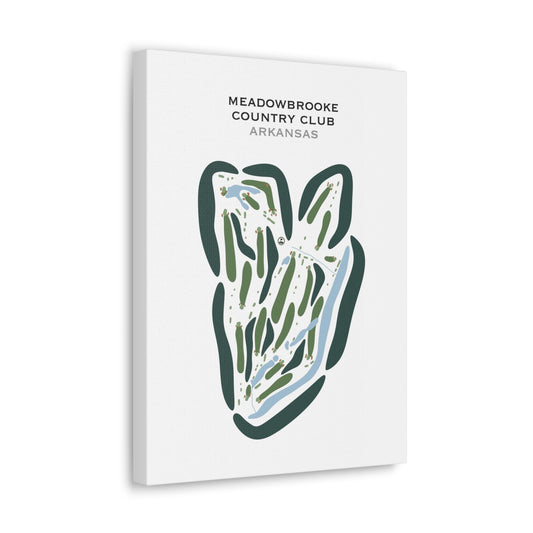 Meadowbrook Country Club, Arkansas - Printed Golf Courses