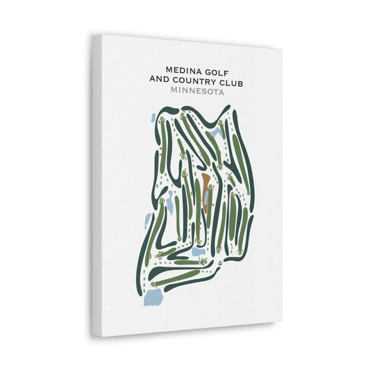 Medina Golf & Country Club, Minnesota - Printed Golf Courses