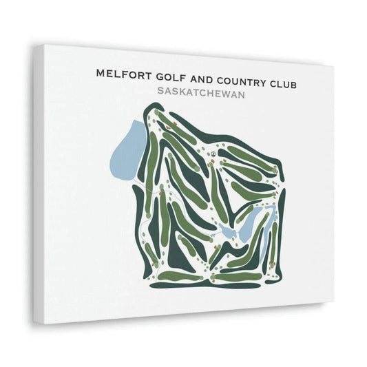 Melfort Golf and Country Club, Saskatchewan - Printed Golf Courses