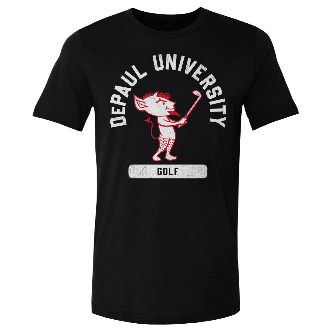 DePaul Blue Demons Mascot Golf WHT