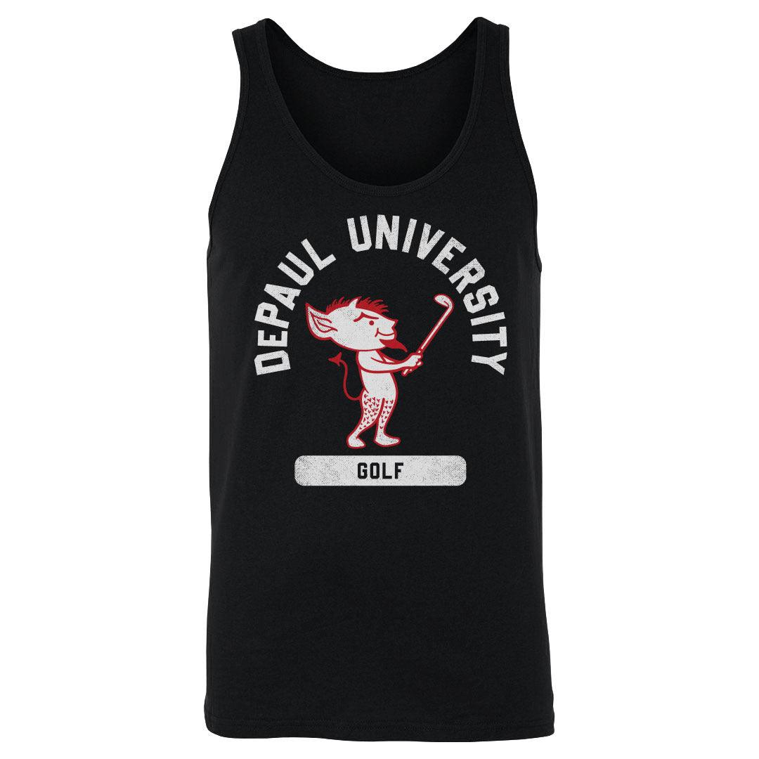 DePaul Blue Demons Mascot Golf WHT