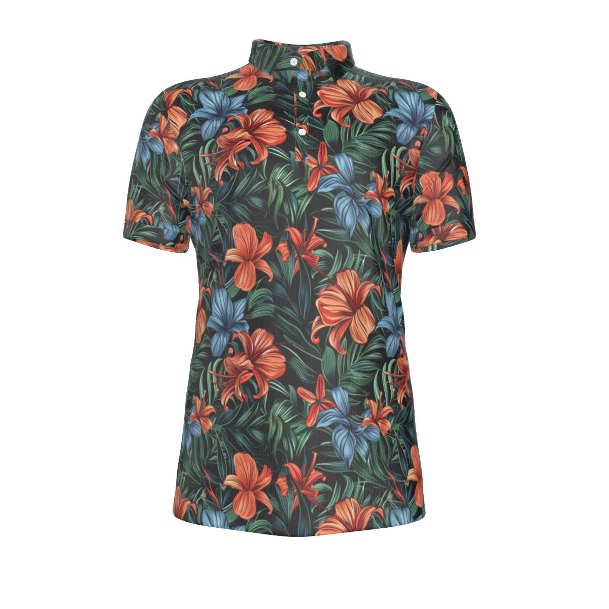 Men's Golf Polo - Hawaiian Floral 1