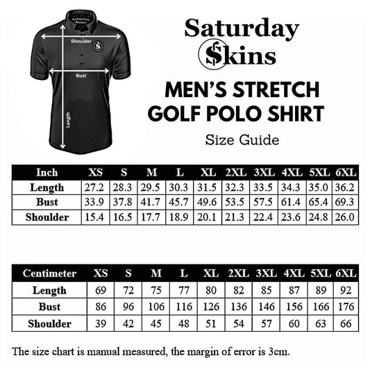 Men_s_Stretch_Golf_POLO_Shirt_Size_Guide - GOLF LEAGUE