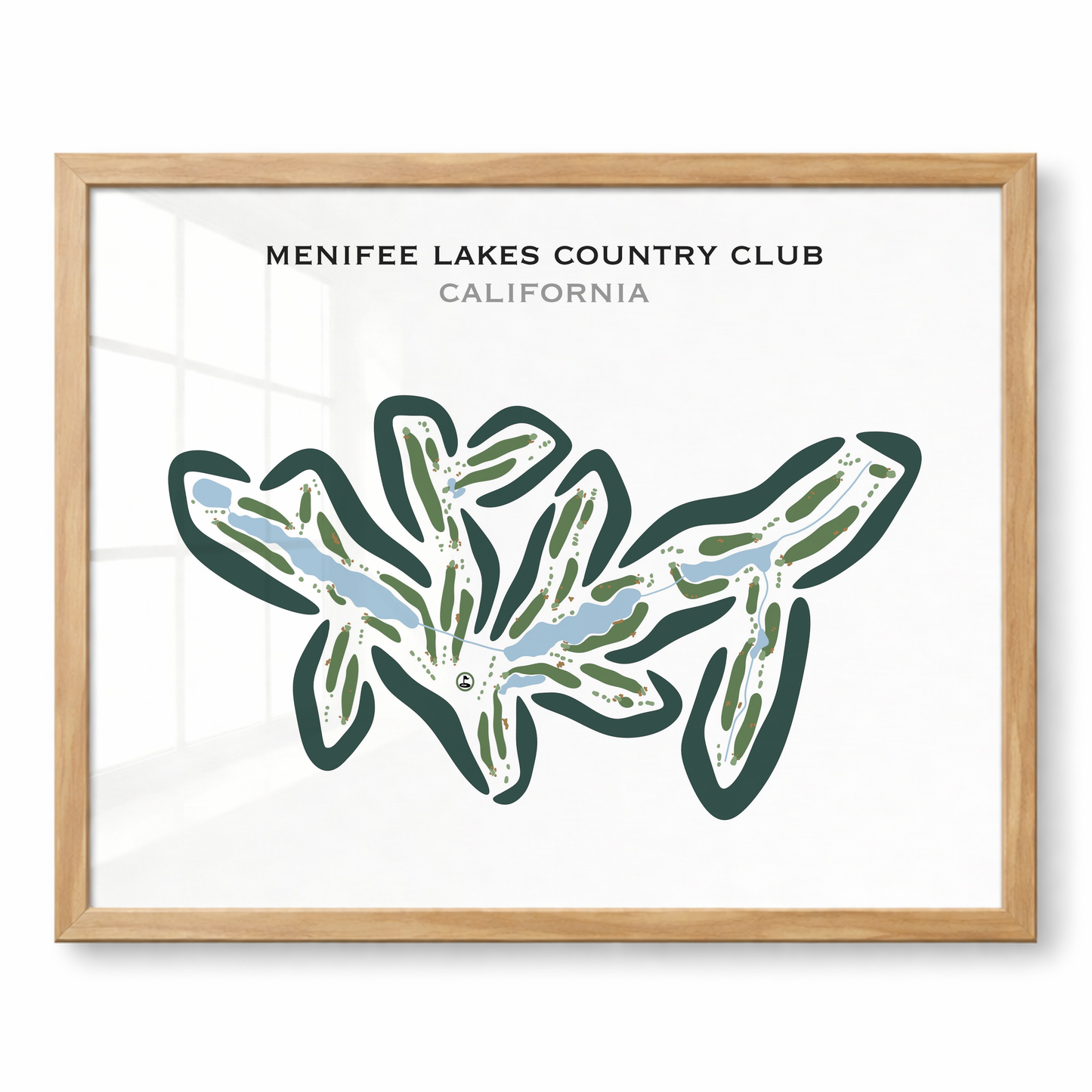 Menifee Lakes Country Club, California - Printed Golf Courses