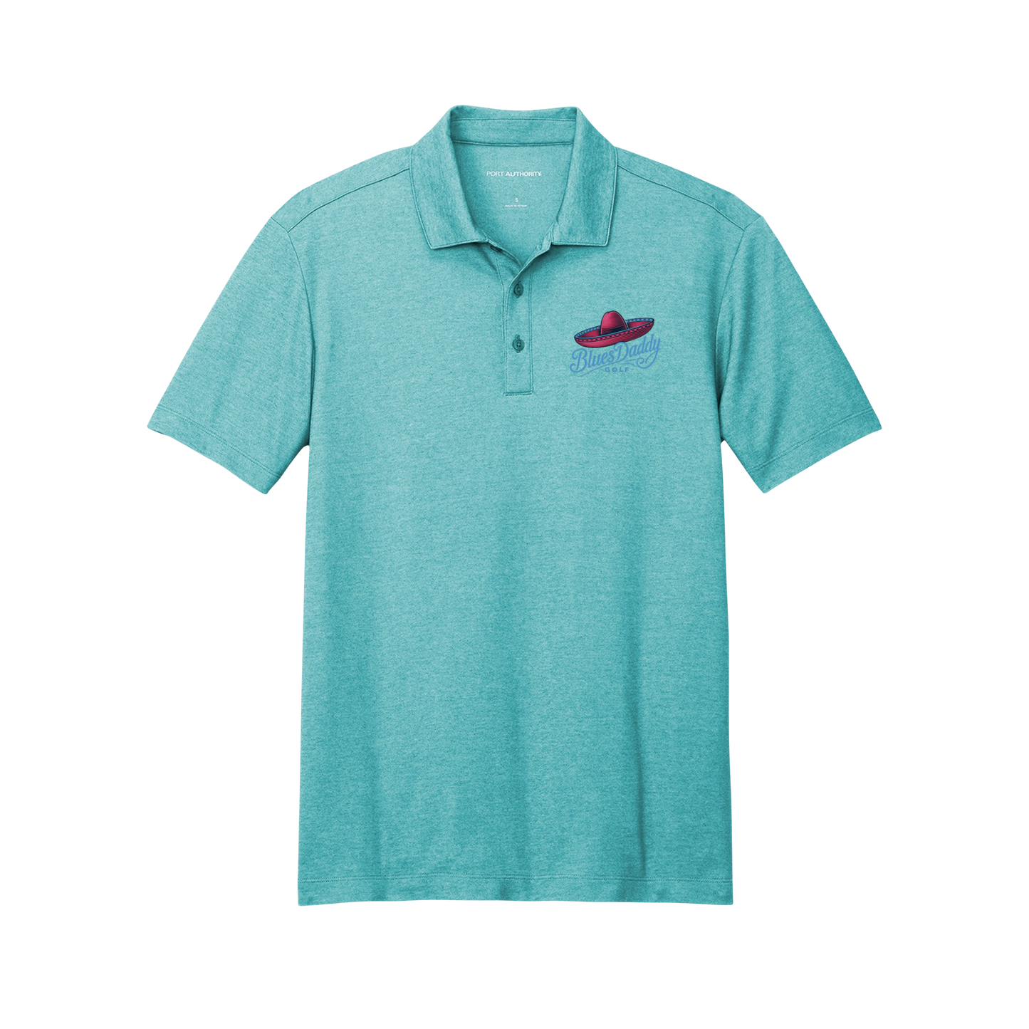 BluesDaddy Golf - Embroidered Pique Blend Polo