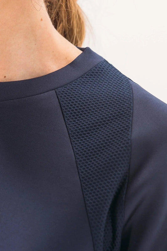 MeshInsetNeopreneLayering-Navy-Detail - GOLF LEAGUE