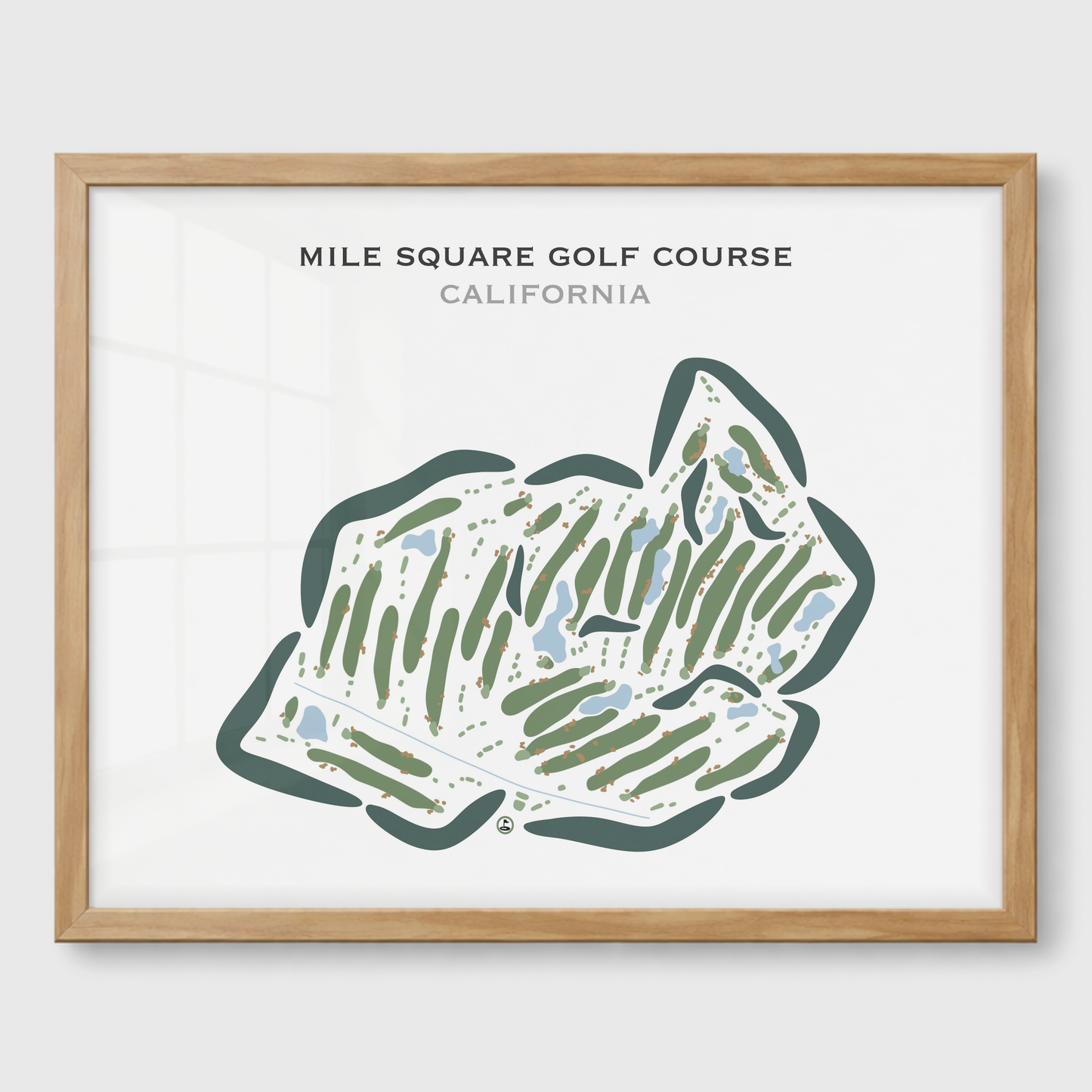 Mile Square Golf Course, Fountain Valley, California - Printed Golf Courses