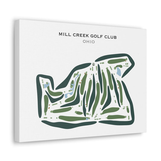 Mill Creek Golf Club, Ohio - Printed Golf Courses