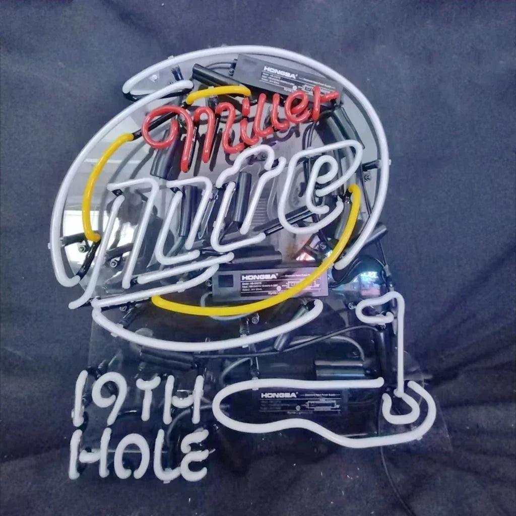 Miller_Lite_19th_Hole_Neon_Sign_Light_Acrylic - GOLF LEAGUE