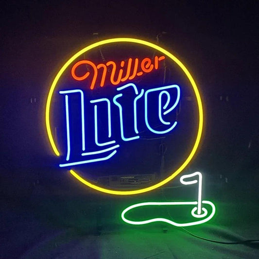 Miller_Lite_Golf_Hole_Neon_Signs - GOLF LEAGUE