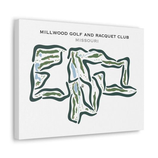 Millwood Golf & Racquet Club, Missouri - Printed Golf Courses