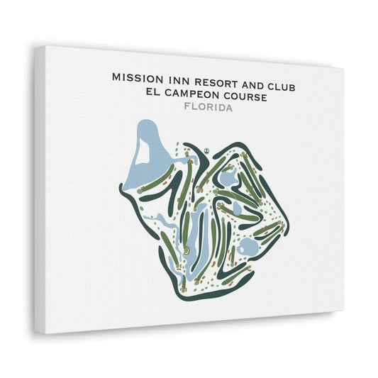 Mission Inn Resort & Club El Campeón Course, Florida - Printed Golf Courses