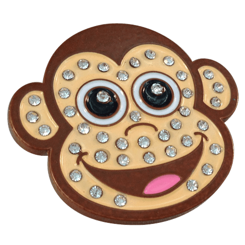 Monkey Crystal Ball Marker & Hat Clip by ReadyGOLF