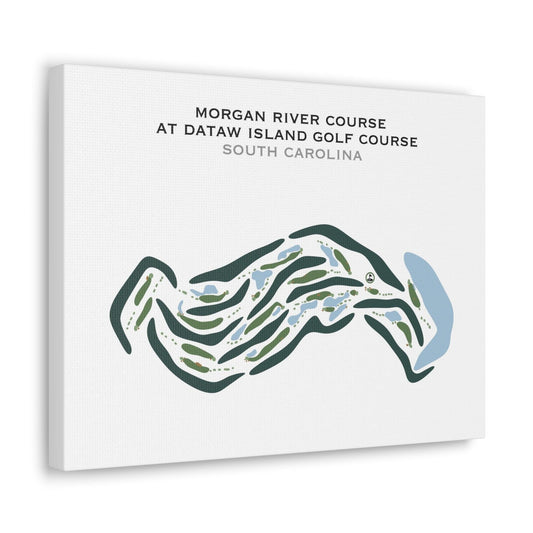 Morgan River at Dataw Island Golf Course, South Carolina - Printed Golf Courses