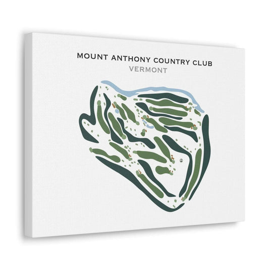 Mount Anthony Country Club, Vermont - Printed Golf Course