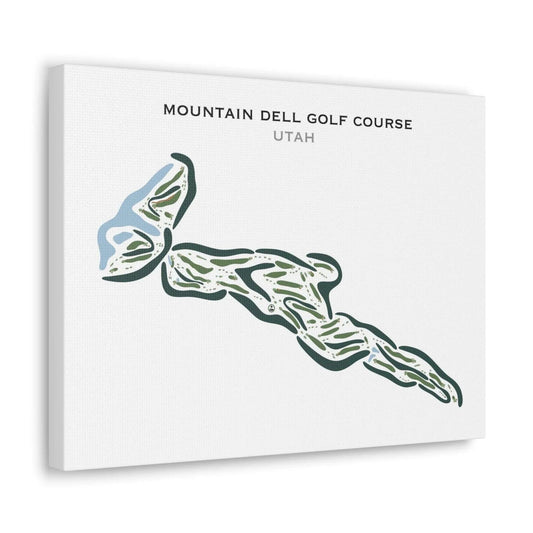 Mountain Dell Golf Course, Parleys Canyon Utah - Printed Golf Courses