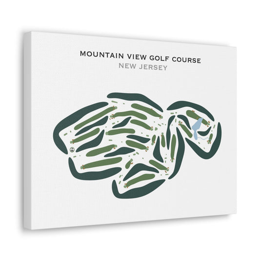 Mountain View Golf Course, New Jersey - Printed Golf Courses