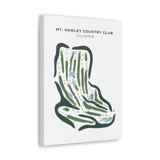 Mt. Hawley Country Club, Illinois - Printed Golf Courses