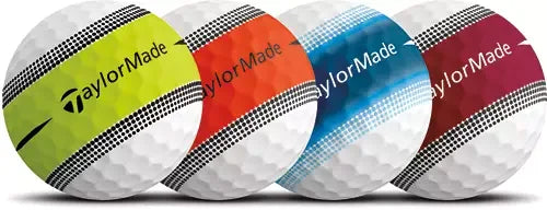 TaylorMade 2022 Tour Response Multicolored Stripe Golf Balls - GOLF LEAGUE