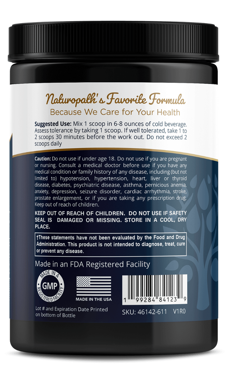 Nitric Oxide Booster Powder Mix – Blue Raspberry Flavor