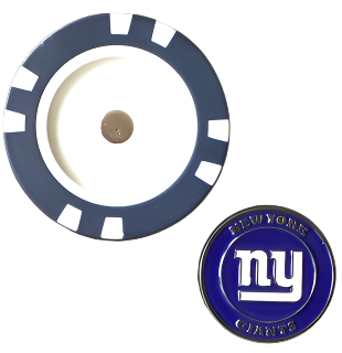 Officially Licensed New York Giants Poker Chip Ball Marker