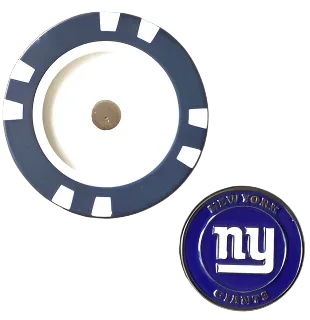Officially Licensed New York Giants Poker Chip Ball Marker - GOLF LEAGUE