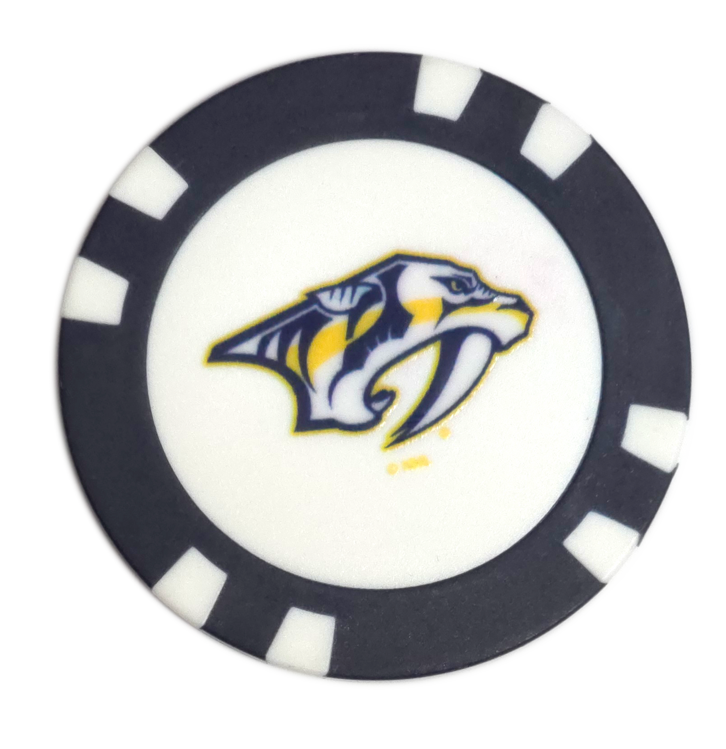Officially Licensed Nashville Predators Poker Chip Golf Ball Marker