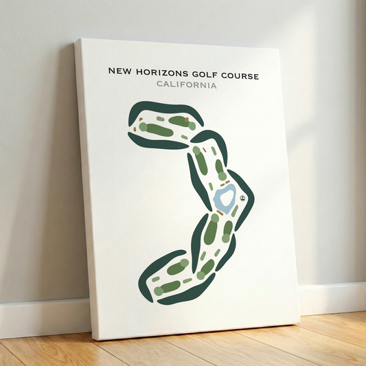 New Horizons Golf Course, California - Printed Golf Courses