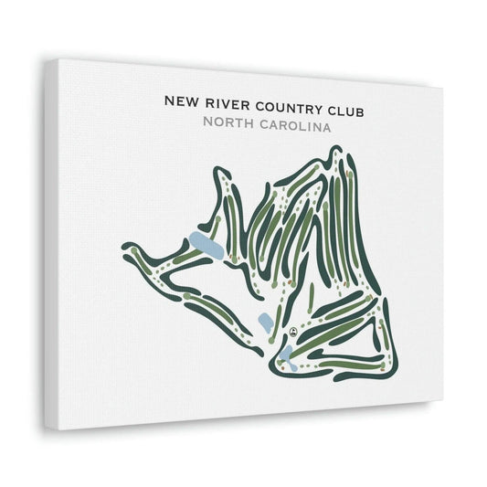 New River Country Club, North Carolina - Printed Golf Courses