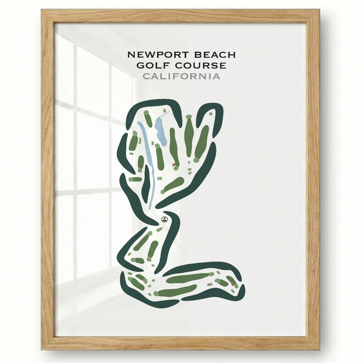 Newport Beach Golf Course, California - Printed Golf Courses