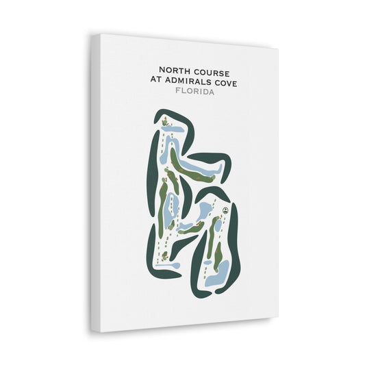 North Course at Admirals Cove, Florida - Printed Golf Courses