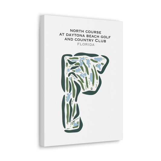 North Course at Daytona Beach Golf & Country Club, Florida - Printed Golf Courses