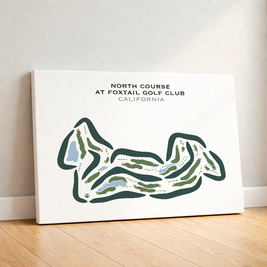 North Course at Foxtail Golf Club, California - Printed Golf Courses