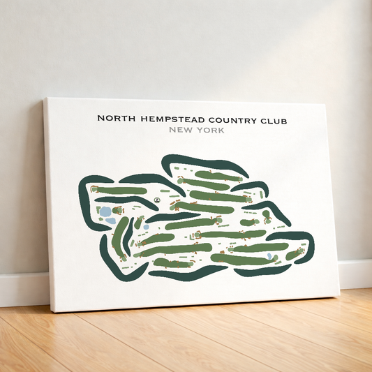 North Hempstead Country Club, New York - Printed Golf Courses