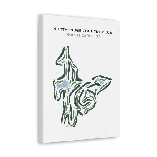 North Ridge Country Club, North Carolina - Printed Golf Course