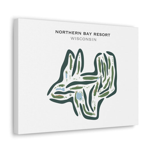 Northern Bay Resort, Wisconsin - Printed Golf Courses